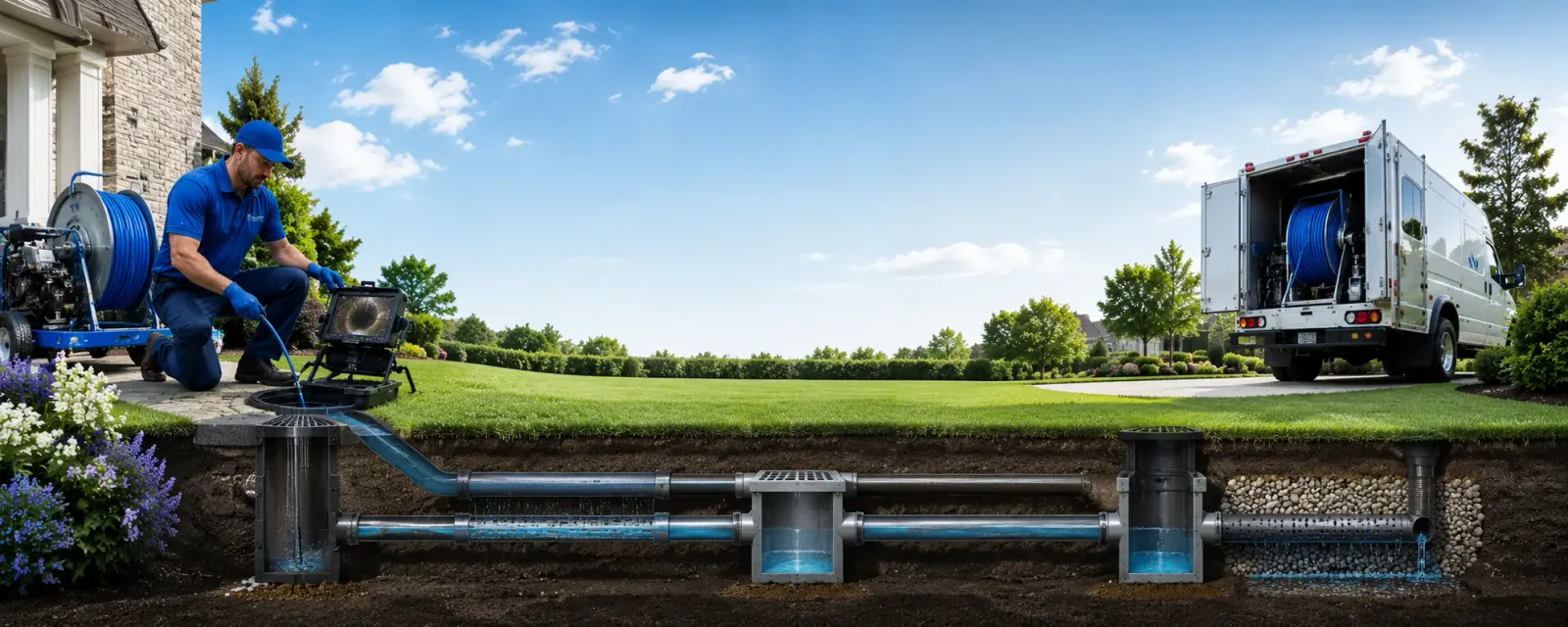 Outdoor drain cleaning information for Collinsville, TX